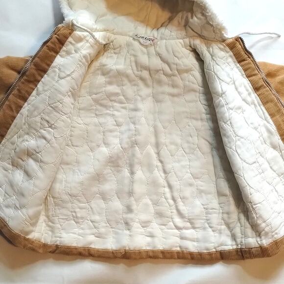 Danny Dare Vintage Courdoroy Nordic Sherpa Overalls & Jacket Set Baby L *read - Picture 10 of 10